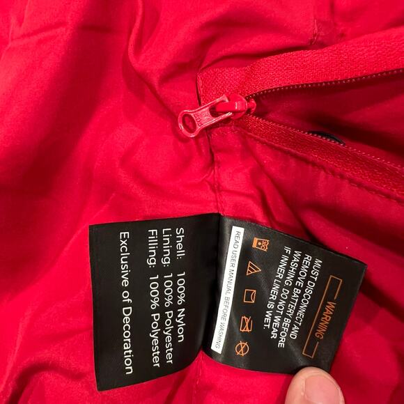 Ororo red puffer vest S women - Picture 8 of 12